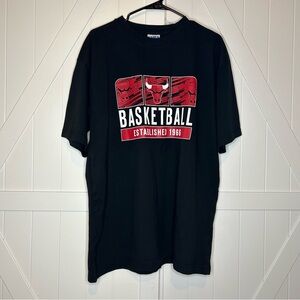 Vintage NBA brand Black Chicago‎ Bulls T-shirt Size XL